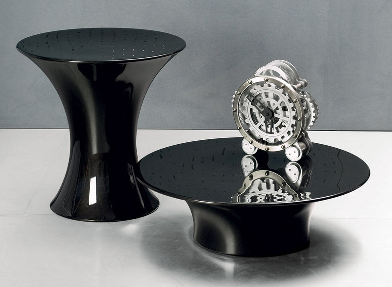 Tavolino da Giardino Componibile Ø37x47 cm in Resina Arkema Olimpo Antracite