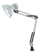 Lampa a morsetto da Interno  E27 in Metallo Bianco