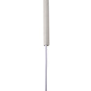 Lampadario a Sospensione con LED Dimmerabili 3 Colori 59x59x44 cm 36W Grigio Chiaro