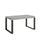Tavolo Allungabile 160-420x90x77 cm Tecno Premium Cemento