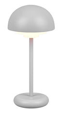 Lampada da Tavolo da Esterno a LED in Plastica Grigio intenso