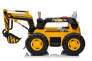 Escavatore Elettrico per Bambini 12V Ruspa Truck Giallo e Nero
