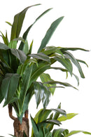 Pianta Artificiale Tronco Della Felicità con Vaso H 150 cm