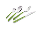 Servizio Set di Posate 24 Pezzi in Acciaio Eme Wave Verde 737