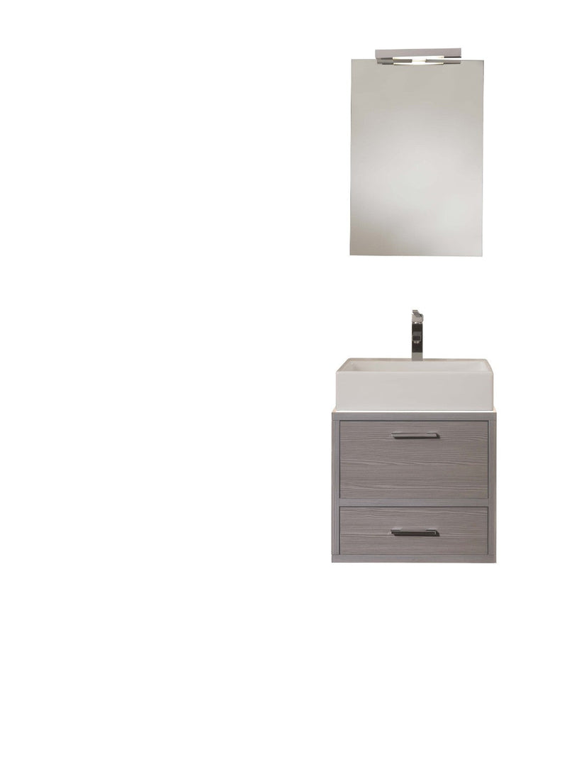 Mobile Bagno Sospeso 52cm TFT Giava Pino Bianco 2