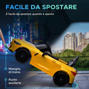 Macchina Elettrica per Bambini 108x69,5x51 cm Licenza BMW M4 con Telecomando Clacson e Fari Giallo      