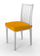 Lot de 2 Housses de Chaise Stretch en Polyester Jaune