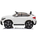 Macchina Elettrica per Bambini 12V con Licenza Mercedes GLC Coupè Bianca