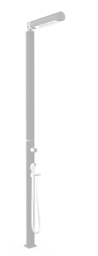 Doccia da Giardino Miscelatore e Doccetta Mobile Arkema Quick Bianco Lucido acquista