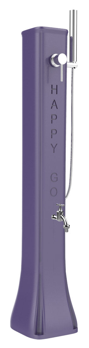 Mini Doccia Solare da Giardino Lavapiedi Miscelatore e Doccetta Mobile Arkema Happy Go Viola prezzo