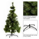 Albero di Natale Artificiale 120 cm 124 Rami Verde 