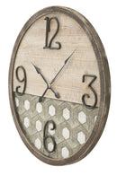 Orologio da Muro Denver Ø80x3,5 cm in Ferro e MDF
