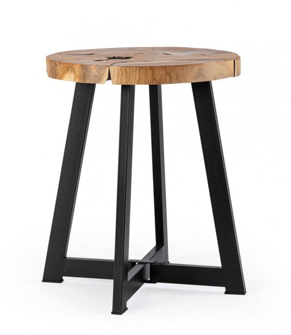 Tavolino Ø 40x45 cm Elwood in Legno prezzo