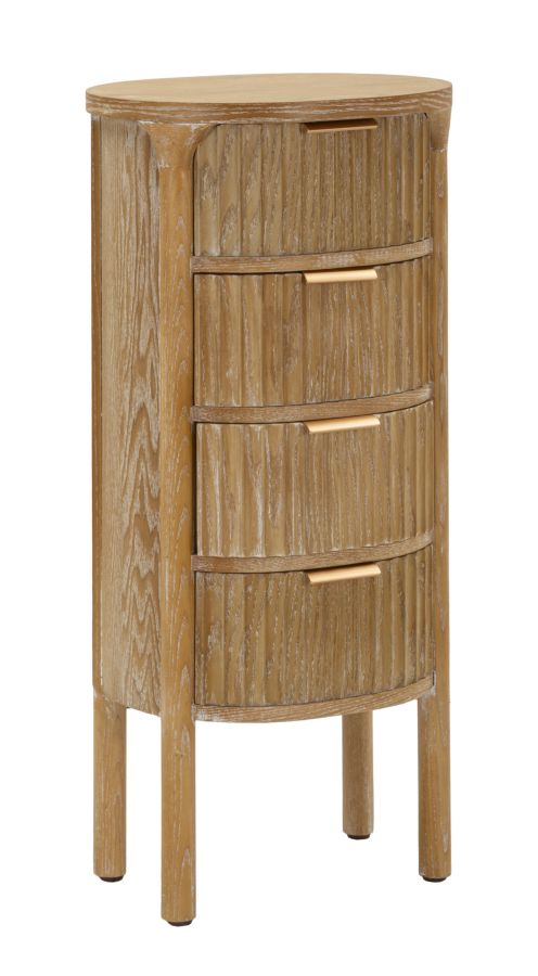 Cassettiera Goteborg 38x33,5x82 cm in Abete e MDF e Ferro prezzo