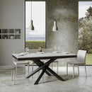 Tavolo Allungabile 160-264x90x80 cm Volantis Evolution Bianco Frassino