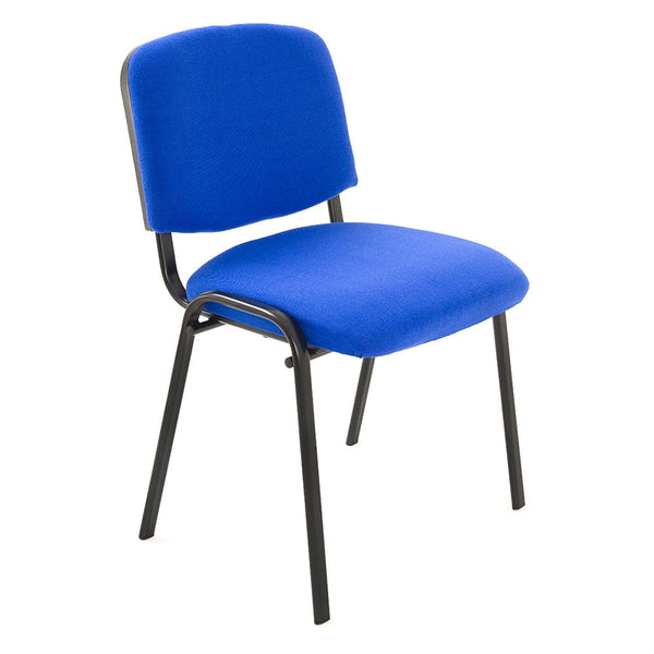 online Chaise de bureau en tissu bleu Bozzini