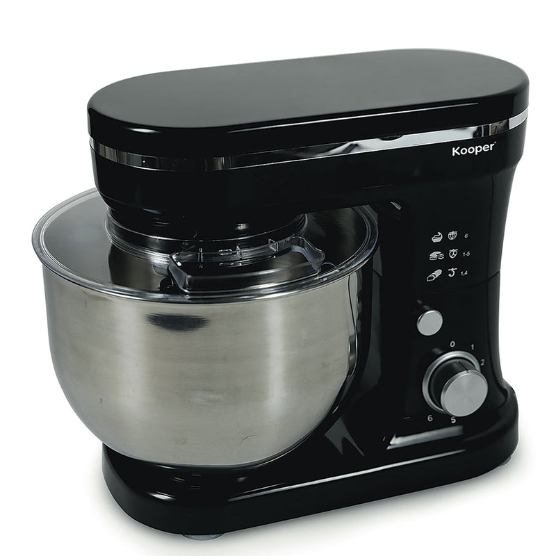 Impastatrice Planetaria 5 Litri 6 Velocità 1200W Kooper Aurora Nero