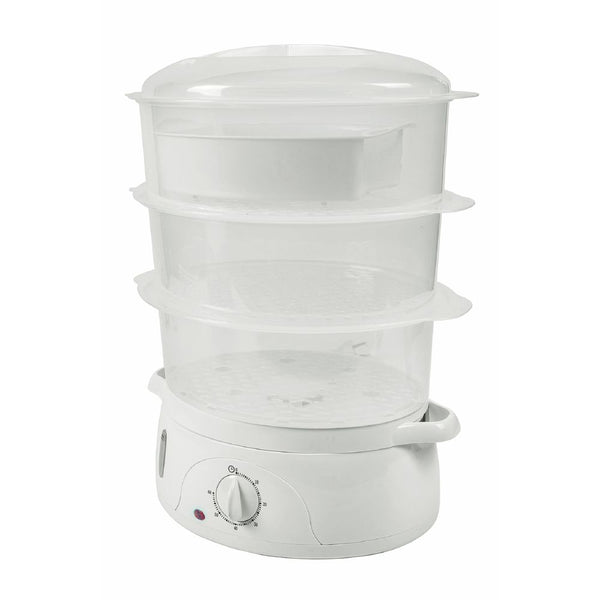 online Cuiseur Vapeur Electrique 9 Litres 800W Kooper Saturnia Blanc