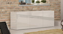 Credenza 3 Ante + 1 cassetto 170x40x60,5 cm Metis Bianco Lucido