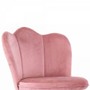 Set 2 Sgabelli 38x38x60/80 cm in Velluto Base Cromata Cipria