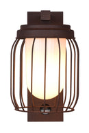 Applique da Esterno Attacco E27 in Alluminio Pressofuso Ruggine