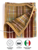 Coperta Elettrica Elettrocoperta in Misto Lana Scozzese Varie Misure
