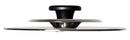 Coperchio Magico Antiodore Ventur Magic in Acciaio Inox Pomolo Nero Varie Misure
