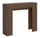Console Extensible 90x25/181 cm Panneaux Mélamine Noyer Slick