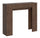 Console Extensible 90x25/181 cm Panneaux Mélamine Noyer Slick