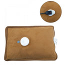 Borsa Acqua Calda Elettrica Ricaricabile Scaldamani Peluche Rosa