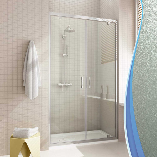 acquista Porte de douche 2 portes battantes en cristal H198 Fosterberg Aalborg