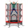 Trampolino Elastico per Bambini da 3 Anni Ø160 cm con Rete di Protezione Rosso e Nero
