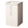 Montegrappa Novella Dipiù Meuble Lavabo 50,5x50,5x87 cm 2 Portes Blanc