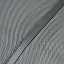 Panchina Dondolo da Giardino 151x75x85 cm in Metallo e Texteline Grigio