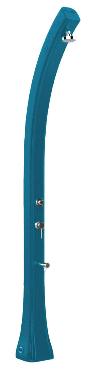 sconto Doccia Solare da Giardino 28L Miscelatore Temporizzato e Lavapiedi Arkema Happy Beach Blue Ocean