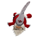 Babbo Natale tessuto rosso grigio cm 29x16xh44