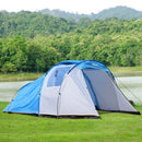 Tenda da Campeggio Impermeabile per 4 Persone 375x240x150 cm 