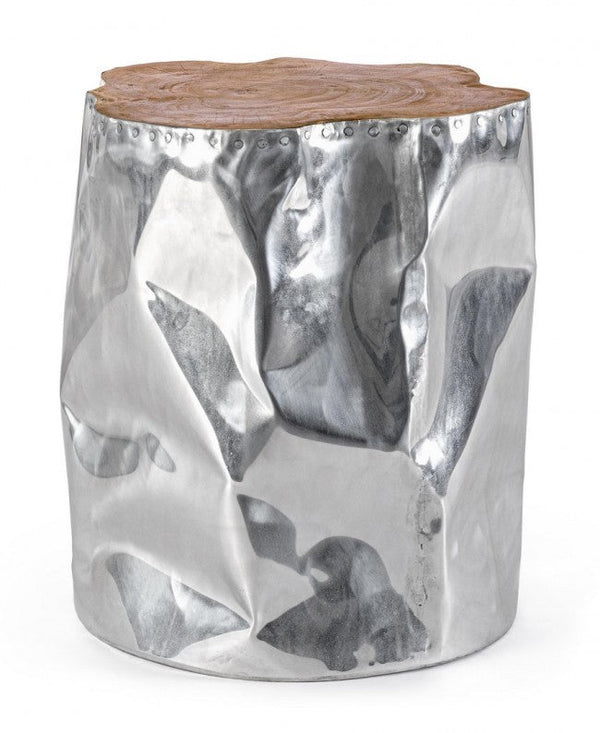 Tavolino 35x35x45 cm Melty in Acciaio e Legno online