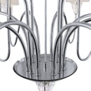 Lampadario Modern in Metallo Florero Cromo