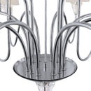 Lampadario Modern in Metallo Florero Cromo