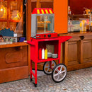 Macchina a Vapore per Hot Dog 2000W in Acciaio Inox con Carrello
