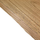 Tavolo Fisso 200x90 cm Tabira Rovere Scortecciato Gambe Antracite      