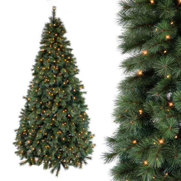 Sapin de Noël artificiel 245 cm avec 600 LED Sapin du Colorado en synthétique vert prezzo