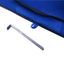 Box per Animali Domestici Pieghevole 125x125x58 cm Blu Scuro 