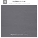 Tetto di Ricambio per Gazebo 3x3m a 2 Livelli e Resistente ai Raggi UV   Grigio Scuro