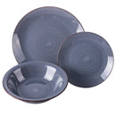 Servizio Piatti 12 Pezzi in Gres VdE Tivoli 1996 Baita Stone