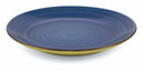 Set 6 Piatti Frutta Ø19x2,5 cm in Gres Villa d'Este Home Tivoli Baita Verde e Blu