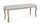 Banquette Mathilde en tissu effet velours gris