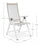 Fauteuil inclinable 59x71x113h cm Cruise Blanc Gk50