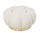 Pouf Florel Ø 65x35 cm en Bouclè Naturel